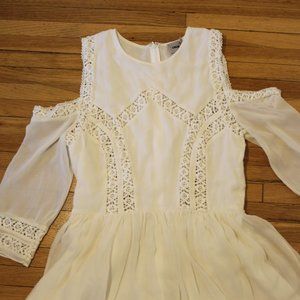 ASOS white lace flowy dress